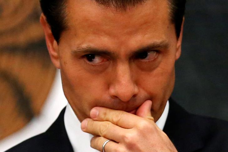 Il Presidente del Messico Enrique Pena Nieto. REUTERS/Carlos Jasso