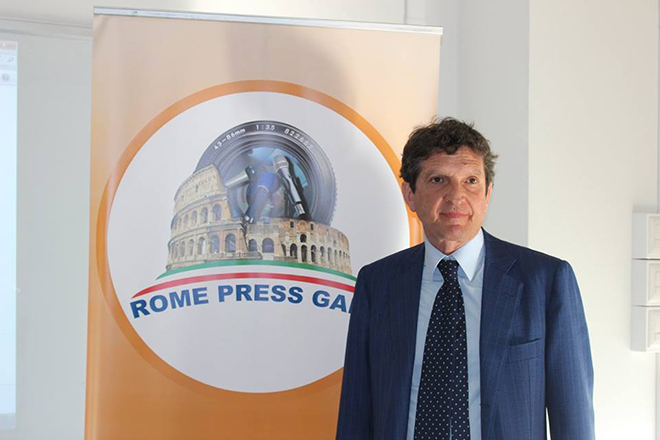 Giuseppe Scognamiglio al Workshop del Rome Press Game 2017.