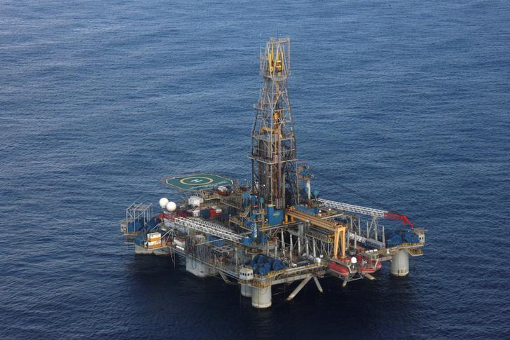 Un impianto di perforazione del gas al largo delle coste di Cipro. REUTERS/Cyprus Public Information Office/Handout/File Photo