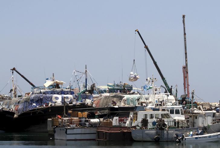 Il porto di Bosaso, nel Puntland della Somalia il 19 aprile 2015. REUTERS / Feisal Omar