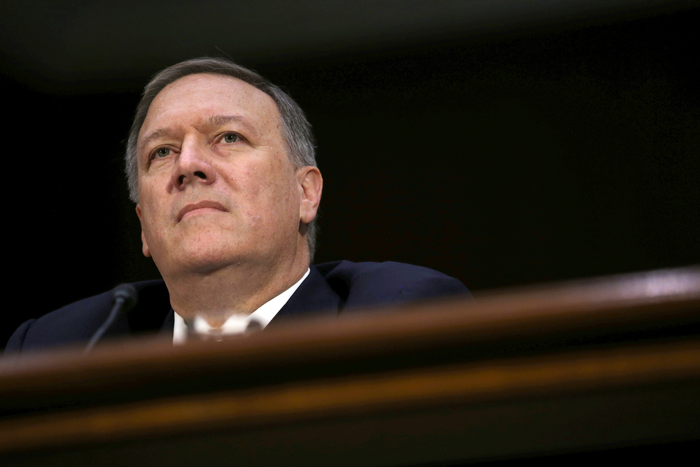 Il Segretario di Stato americano Mike Pompeo. REUTERS/Carlos Barria