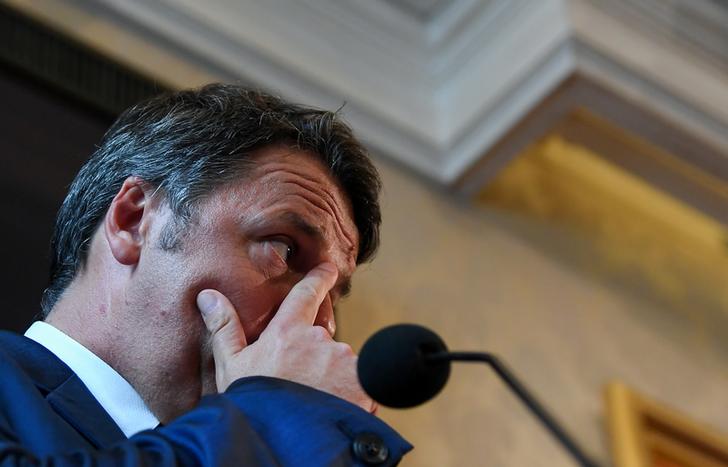 Matteo Renzi partecipa a una conferenza stampa a Roma, Italia, 13 agosto 2019. REUTERS/Alberto Lingria