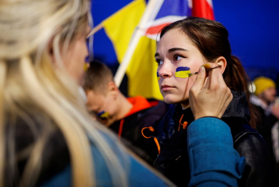 London protests in support of Ukraine
