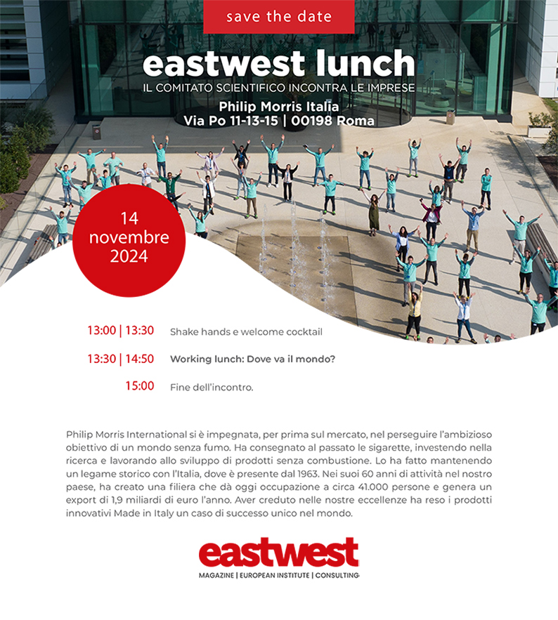 Eastwest lunch novembre Philip Morris Italia